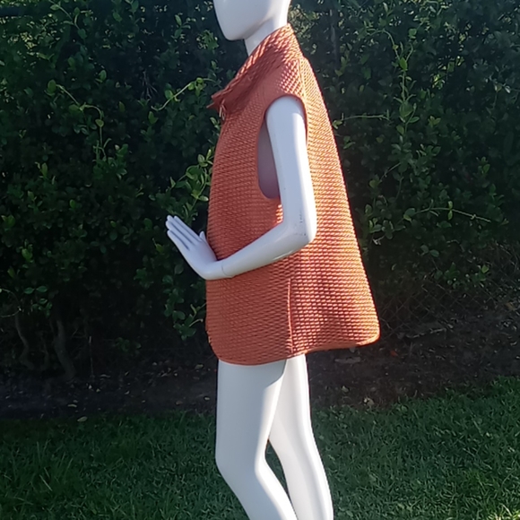 DANA BACHMAN Vintage Designer Rose Quilted Vest - Picture 16 of 17